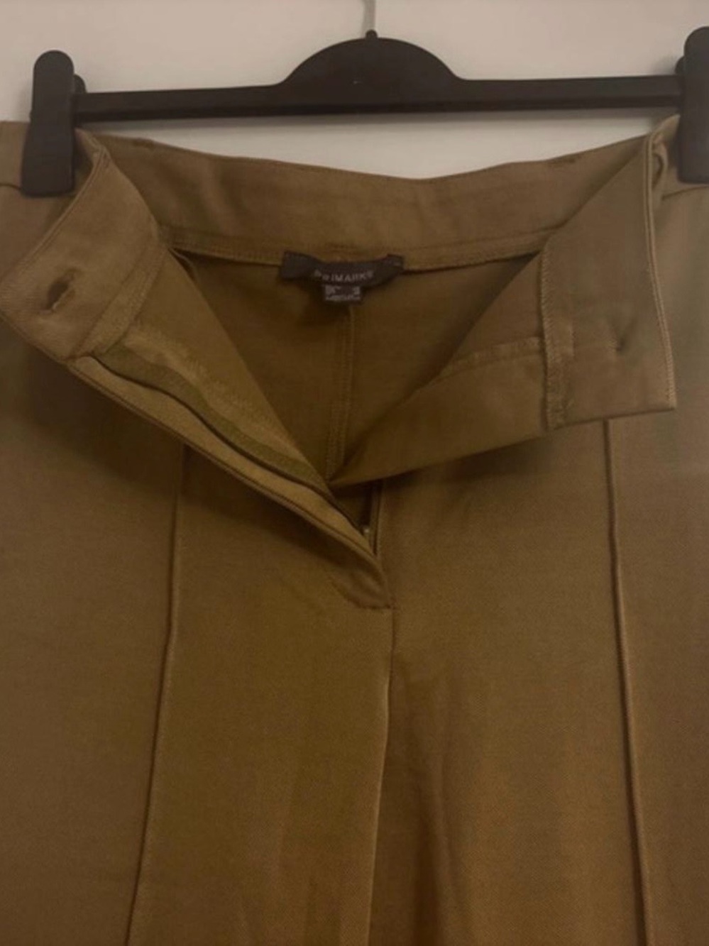Primark High Waist Wide Leg Trousers in Olive